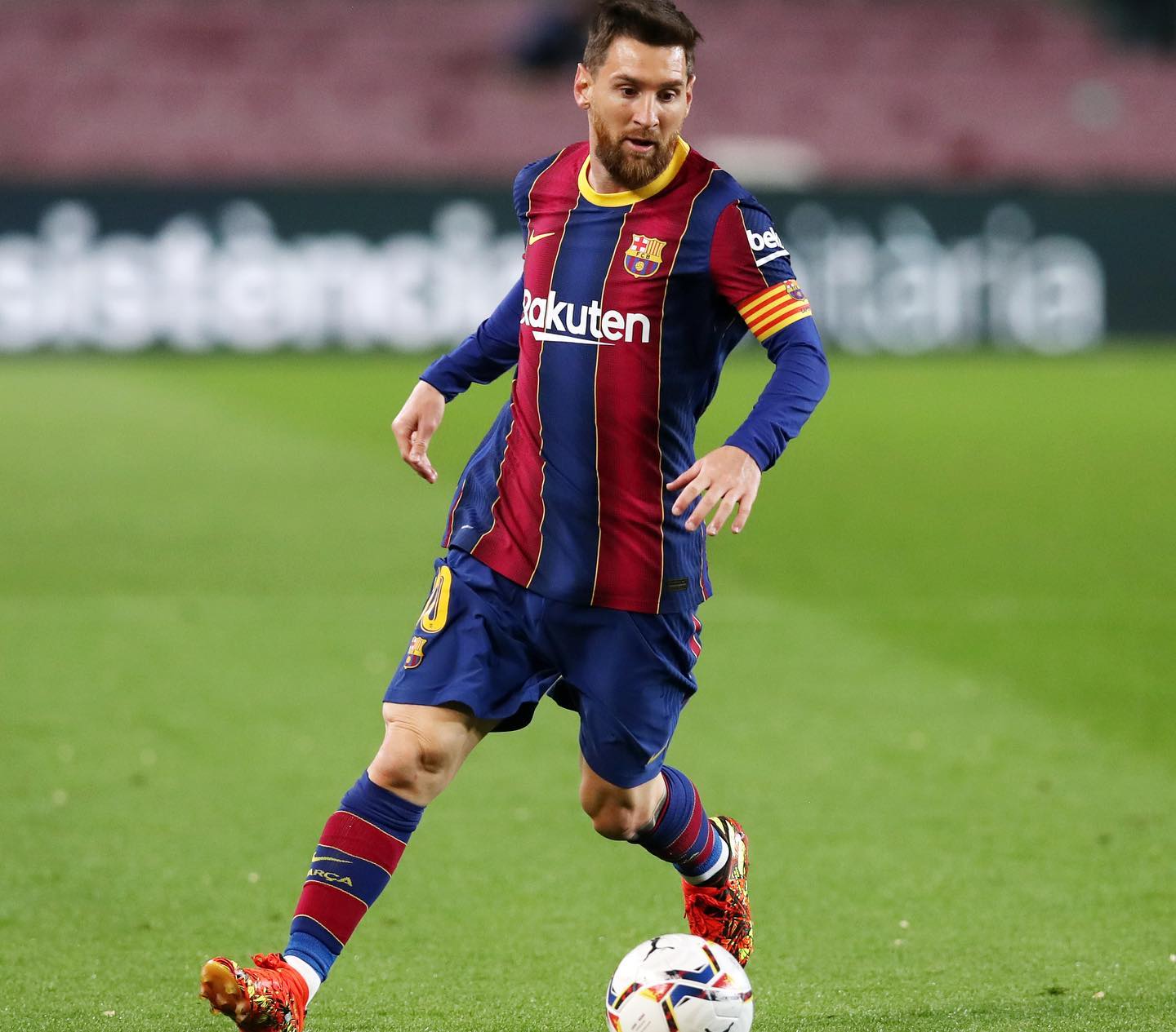 Leo Messi, en un partido con el FC Barcelona.