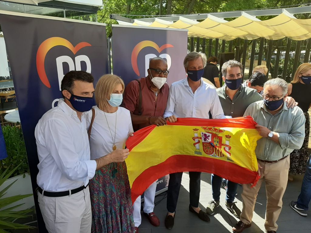 Representantes del PP que han participado en el acto en Jerez.