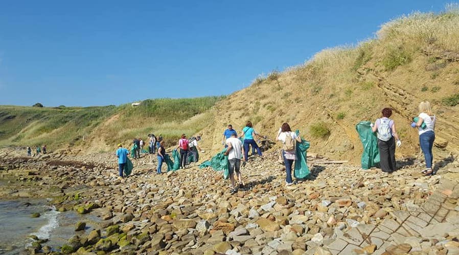 Una jornada de limpieza celebrada hace unos meses.