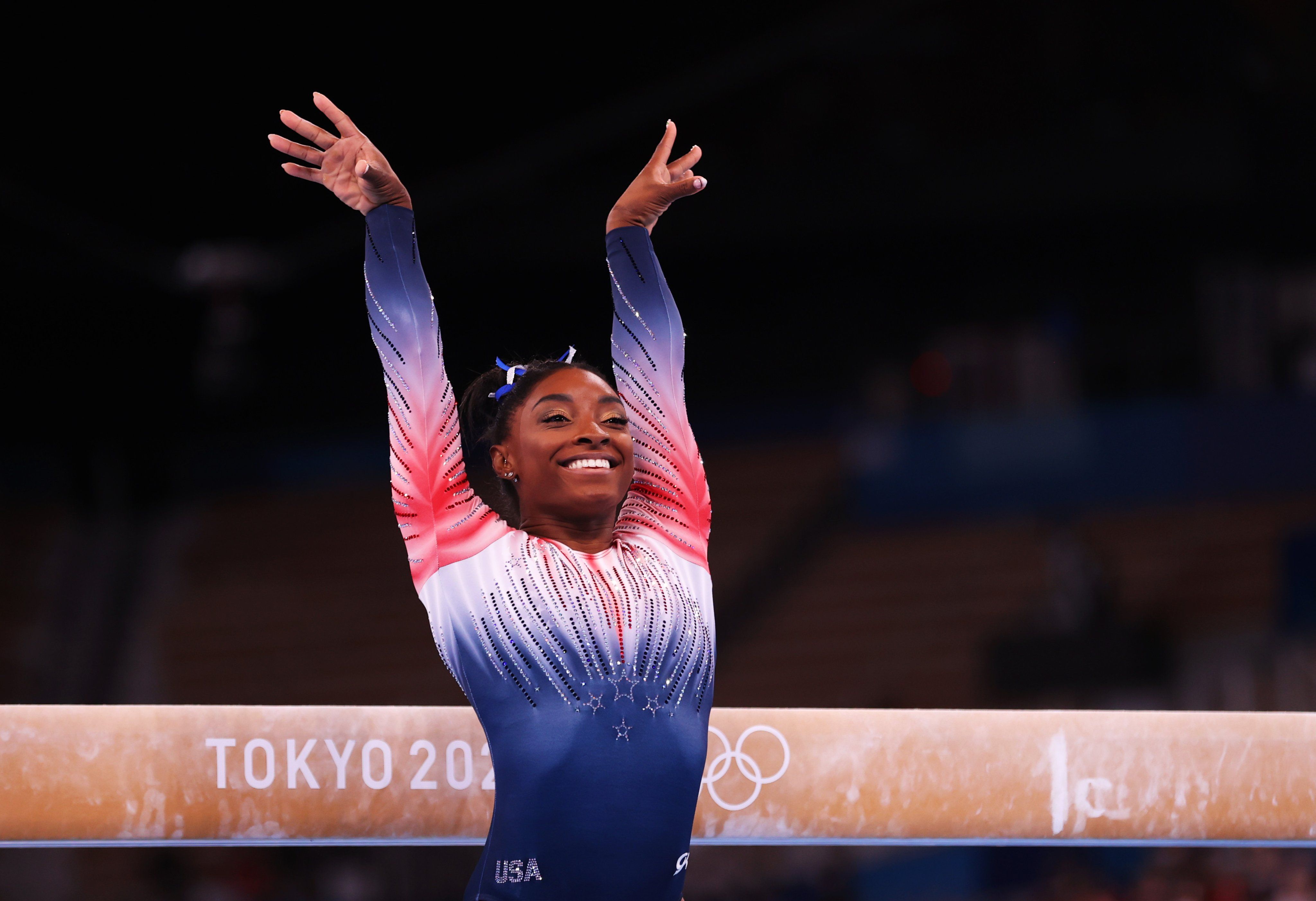 Con la salud mental no se juega: la importancia de la psicología en el deporte. Simone Biles, durante la única final en la que ha participado en Tokio 2020.