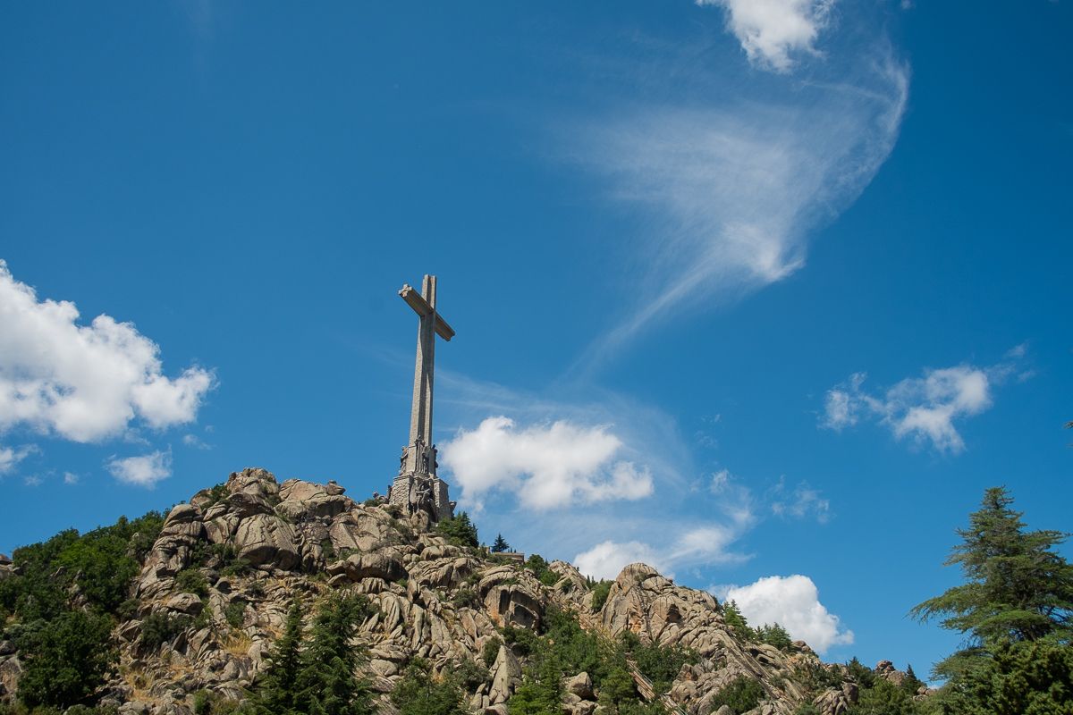 La gran cruz del Valle de los Caídos, en una imagen reciente.