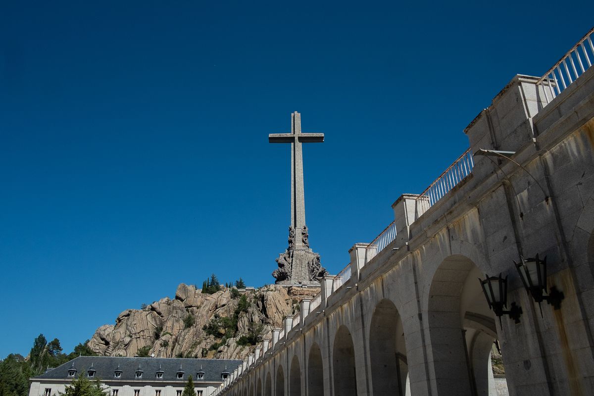 Imagen de la cruz del Valle de los Caídos.
