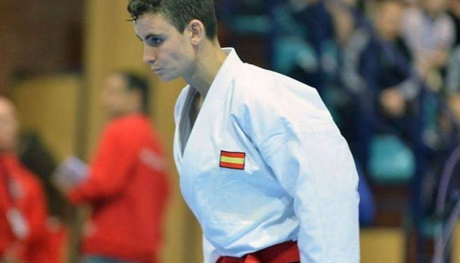 José Miguel Romero, plata en el europeo de karatedo.