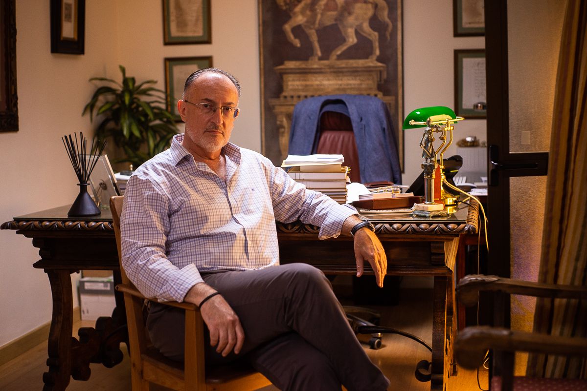 Manuel Hortas Nieto, en su despacho.