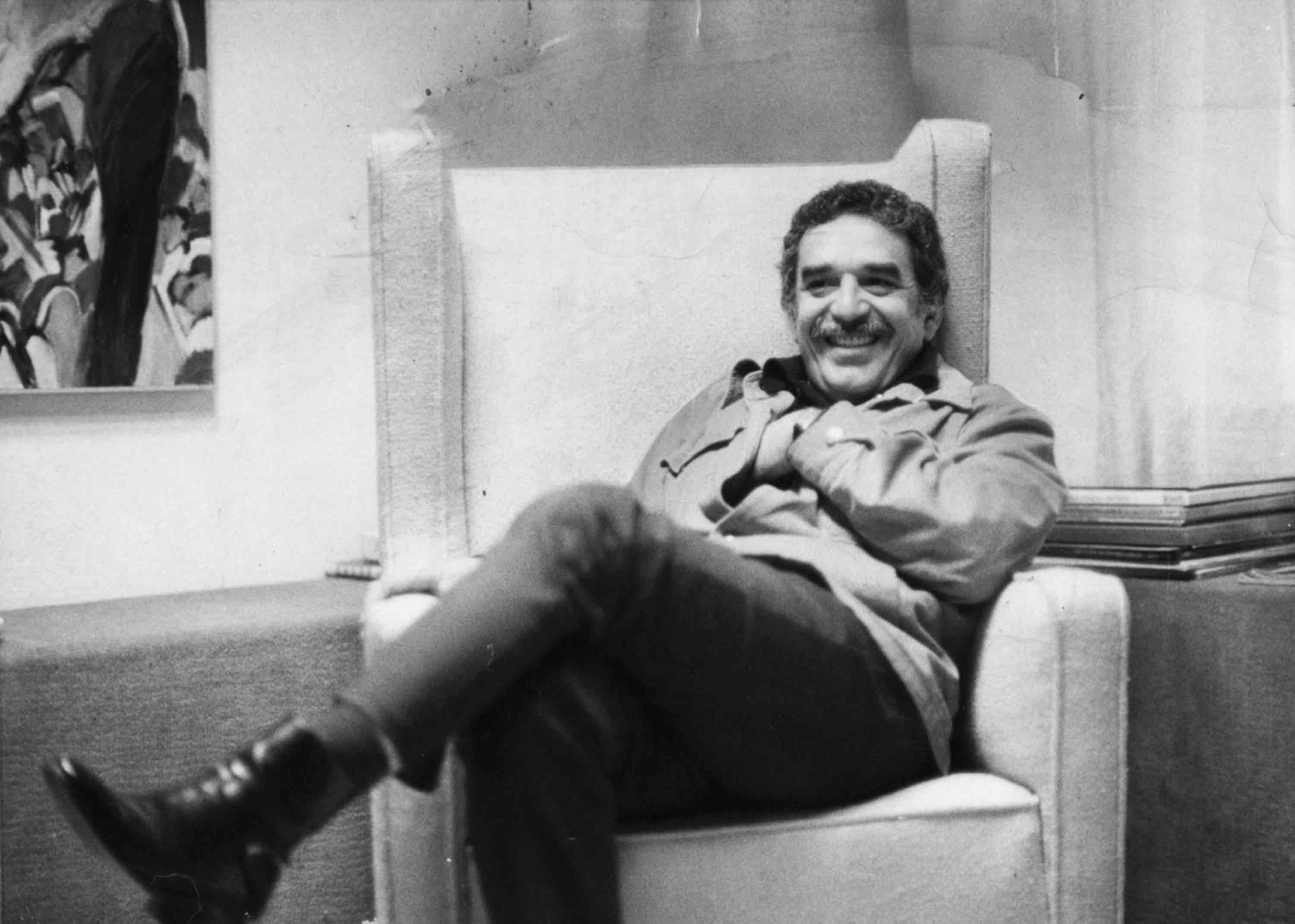 Foto de Gabriel García Márquez en Ciudad de México, 1976. Alan Riding/The New York Times)