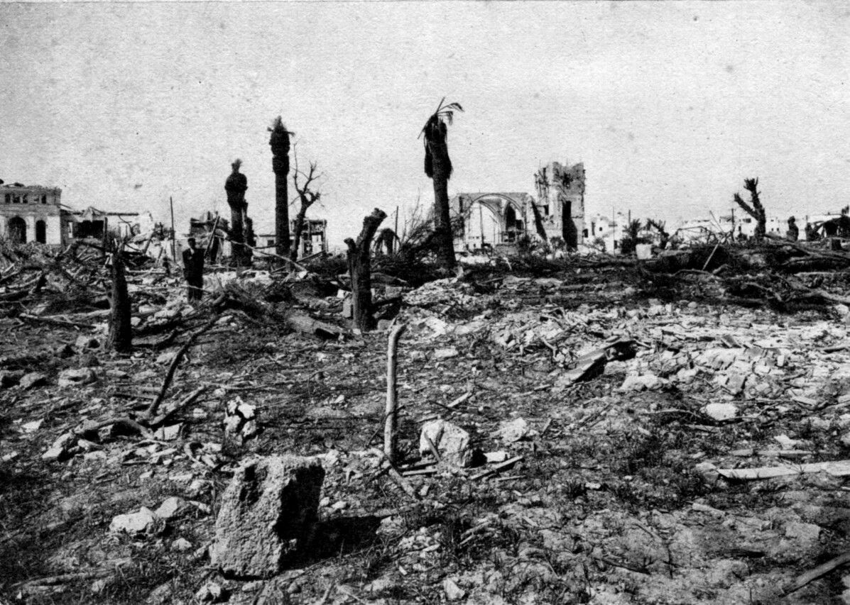 Una imagen de la explosión de 1947 en Cádiz