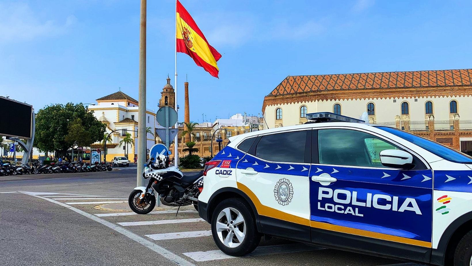 Patrullas de la Policía Local de Cádiz.