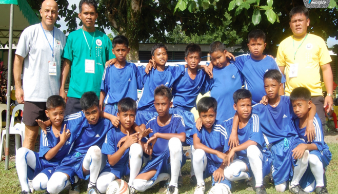 equipo de Dilasag Sub 11 durante el Campeonato Provincial de Aurora