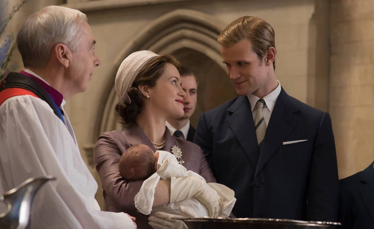 Una escena de la serie 'The Crown'.