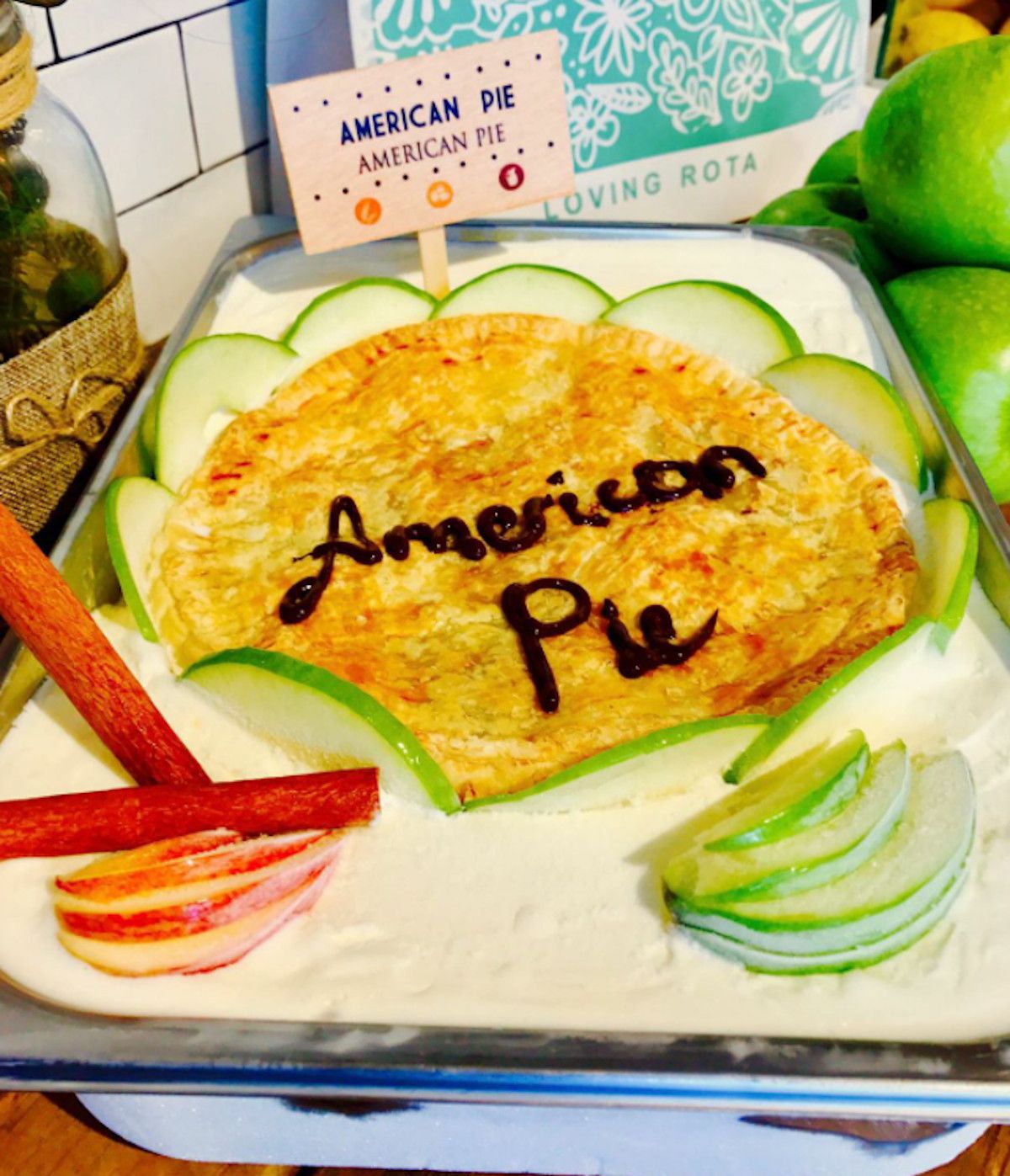 American Pie en la heladería Margarita La Fresca (Rota).