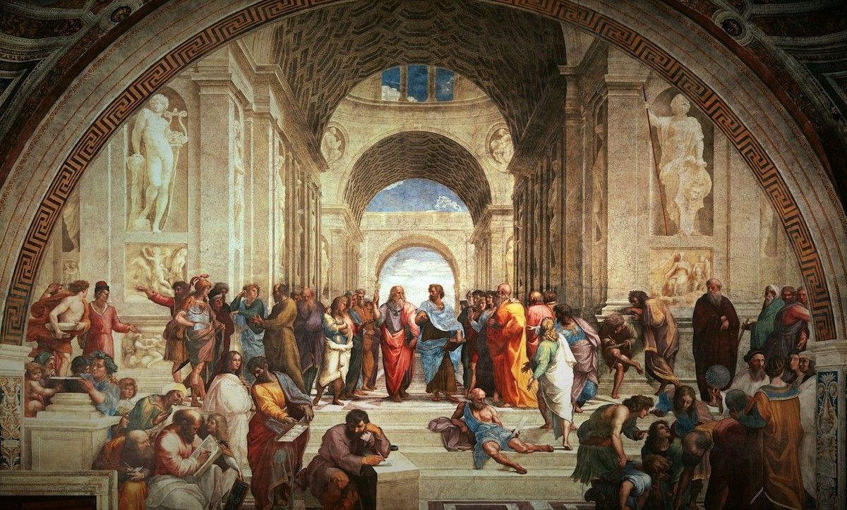 'La escuela de Atenas', de Rafael.