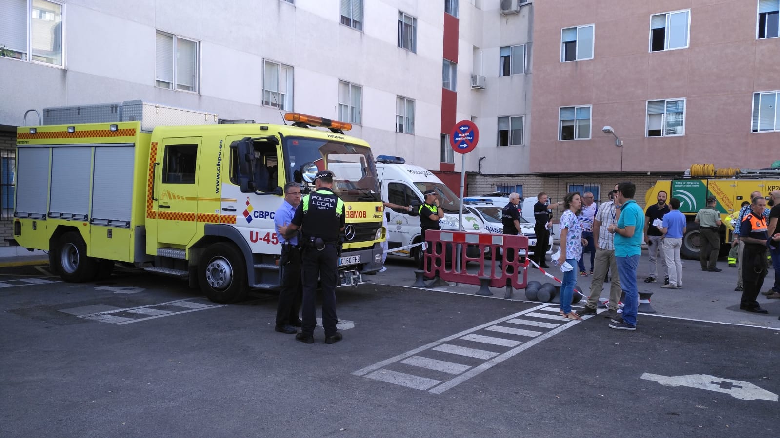Un momento del acto celebrado en el hospital.