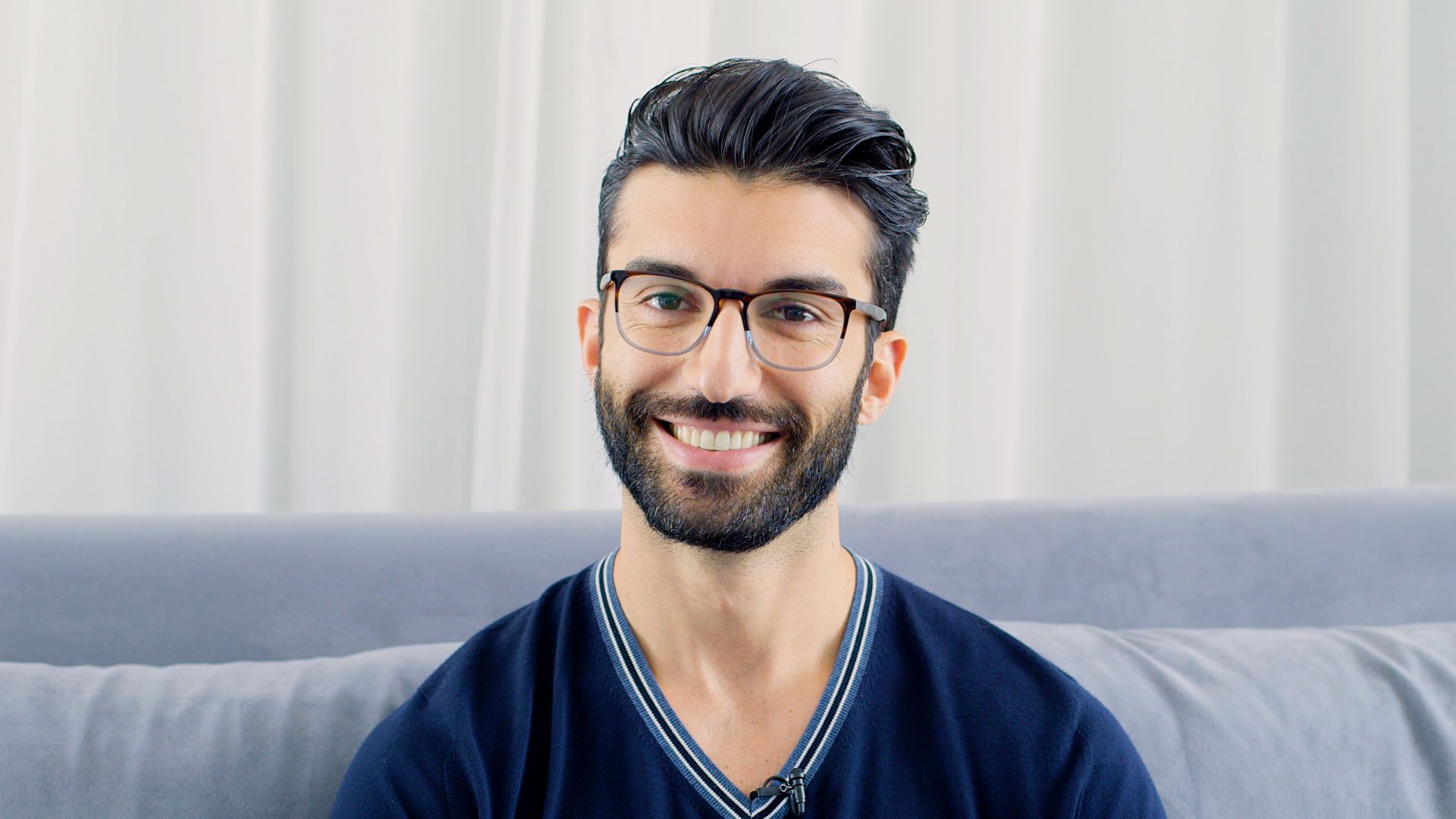 El actor, director y feminista estadounidense Justin Baldoni.