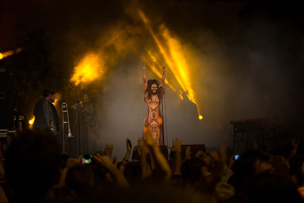 Freedonia, durante su actuación en el festival. FOTO: MANU GARCÍA.