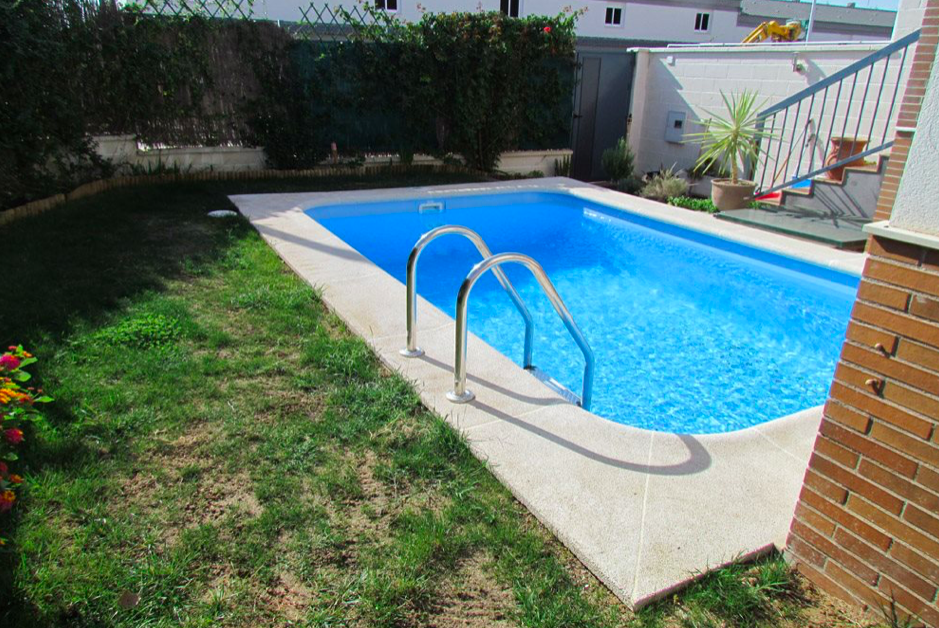 Imagen de una piscina particular. 