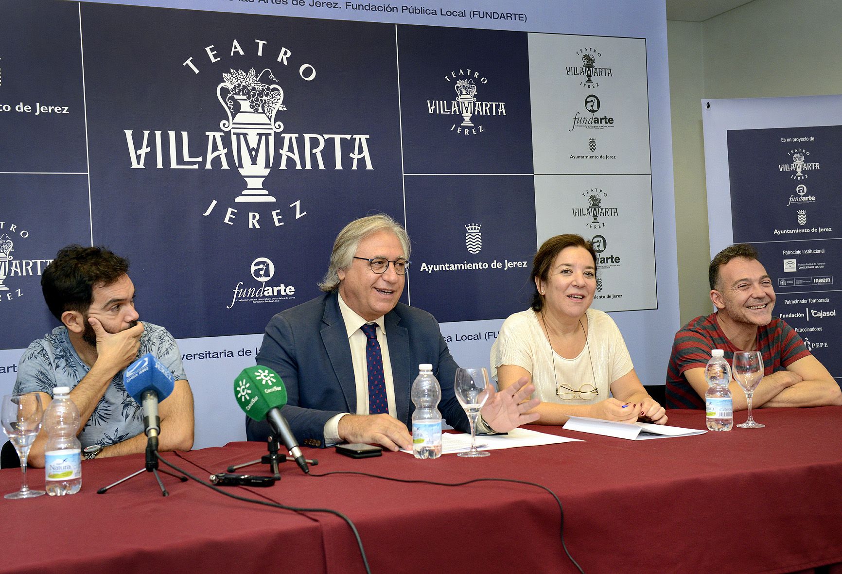 Un momento de la presentación de la zarzuela que abre temporada en Villamarta.