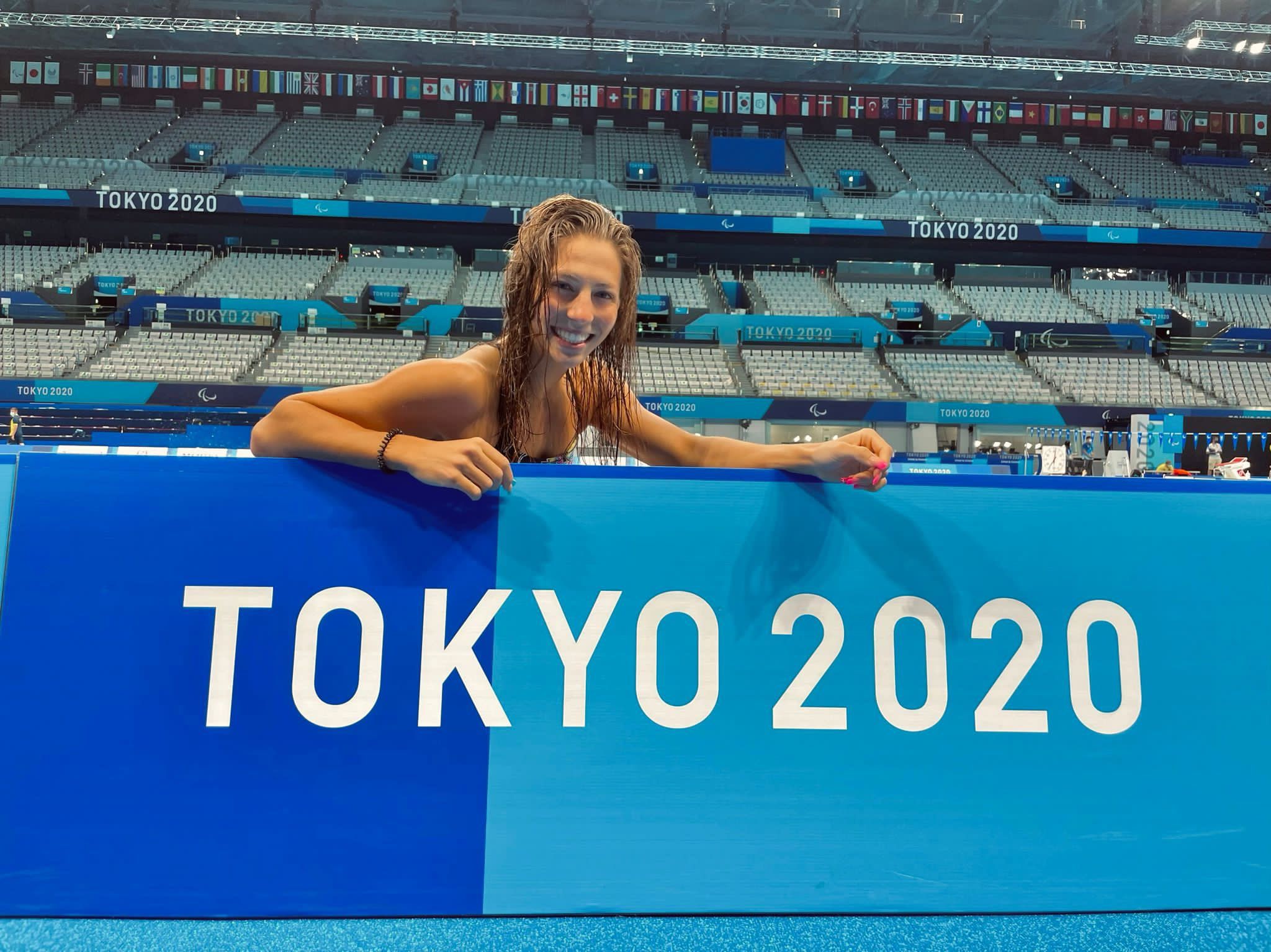Nuria Marqués, sonriente tras conquistar una nueva medalla.