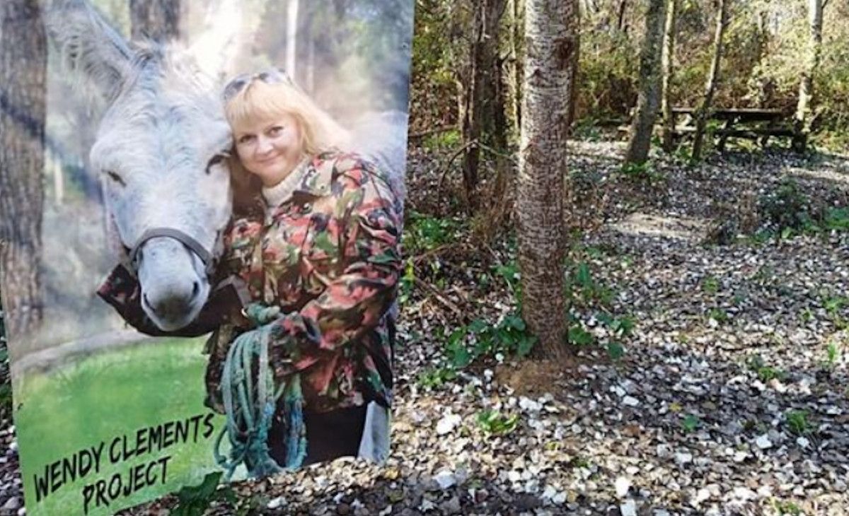 La ecologista Wendy Clements en una imagen compartida por Huelva Información.