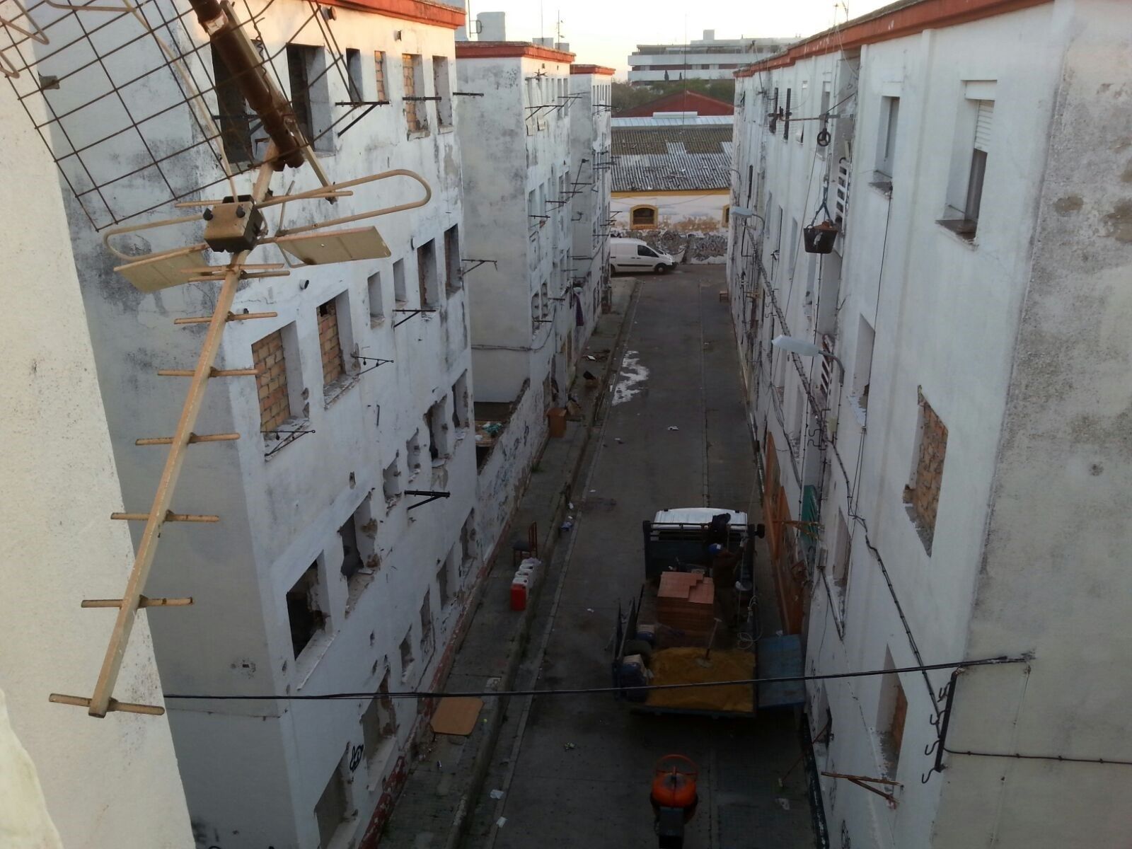 Vista de la barriada José Antonio, en El Puerto.