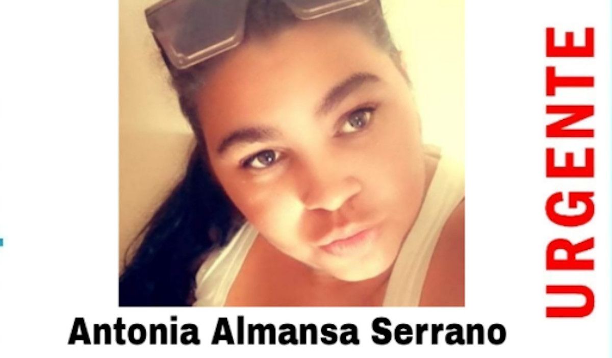 Antonia Almansa Serrano, joven desaparecida.