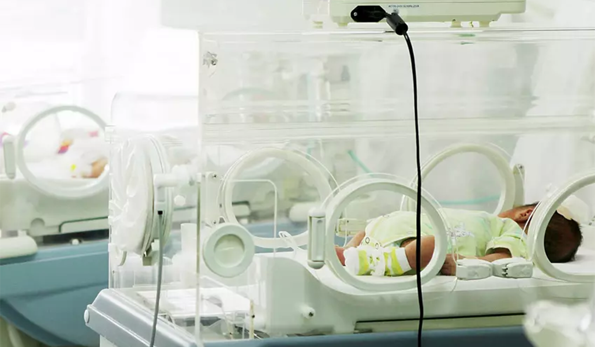 Bebés recién nacidos en en una incubadora, en una imagen de archivo.