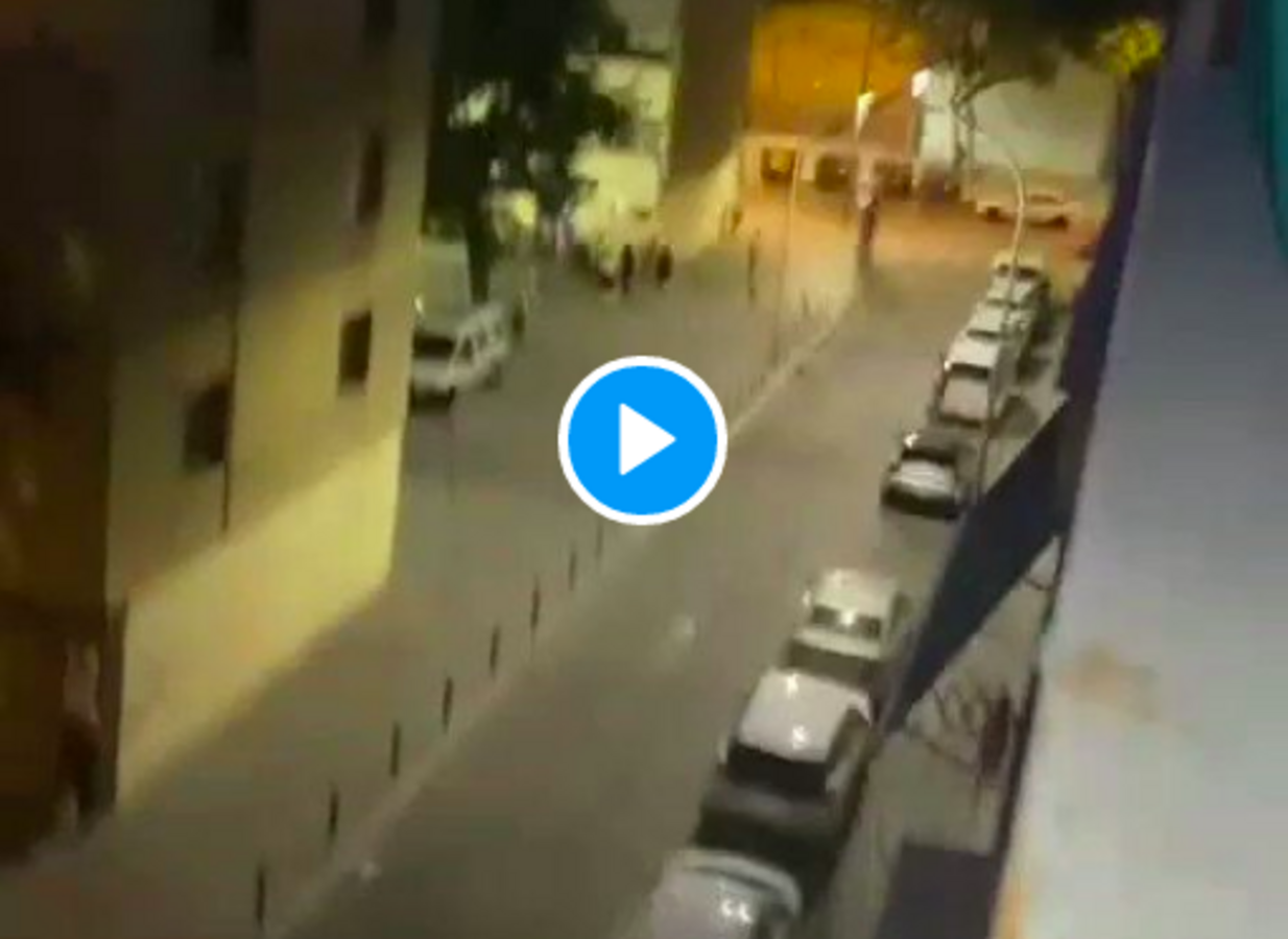 Un fotograma del vídeo del tiroteo.
