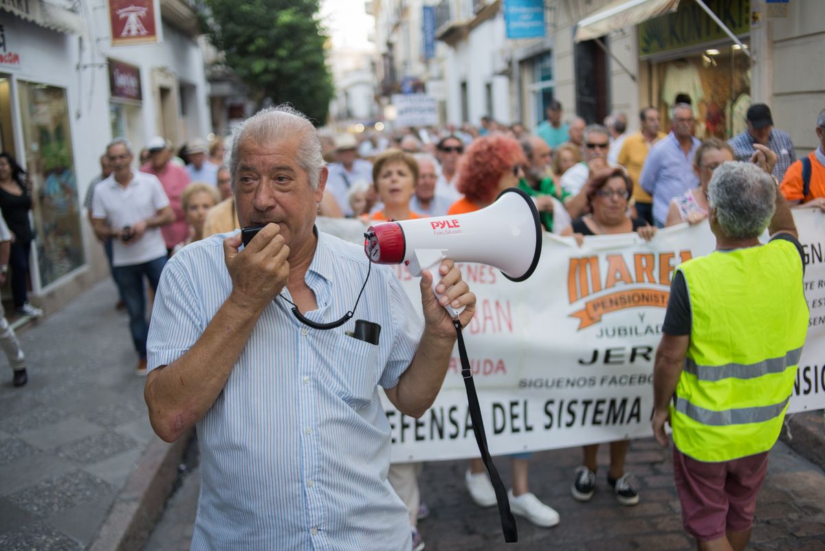 Manifestación de pensionistas, en una imagen de archivo.