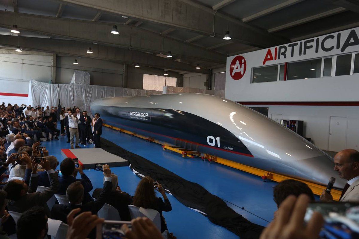 Presentación mundial del Hyperloop.