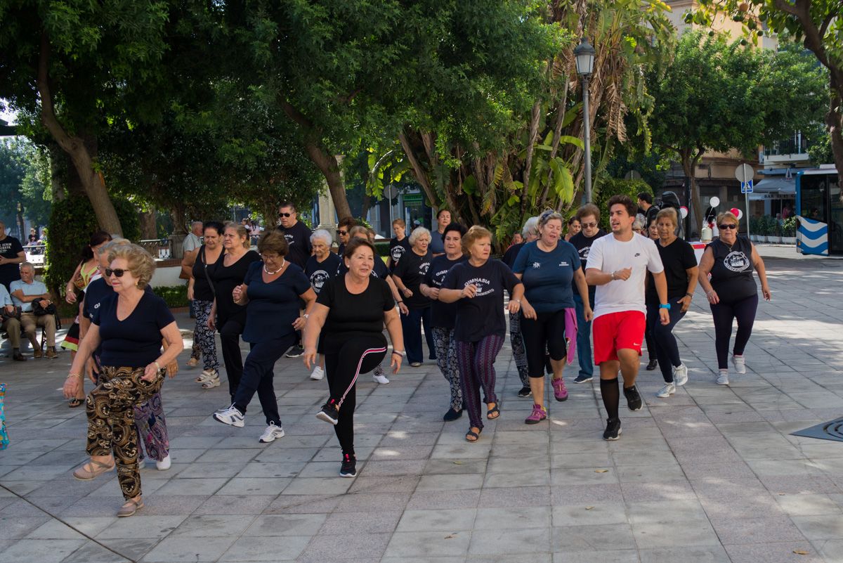 Gimnasio de mantenimiento de mayores, en Jerez. FOTO: MANU GARCÍA