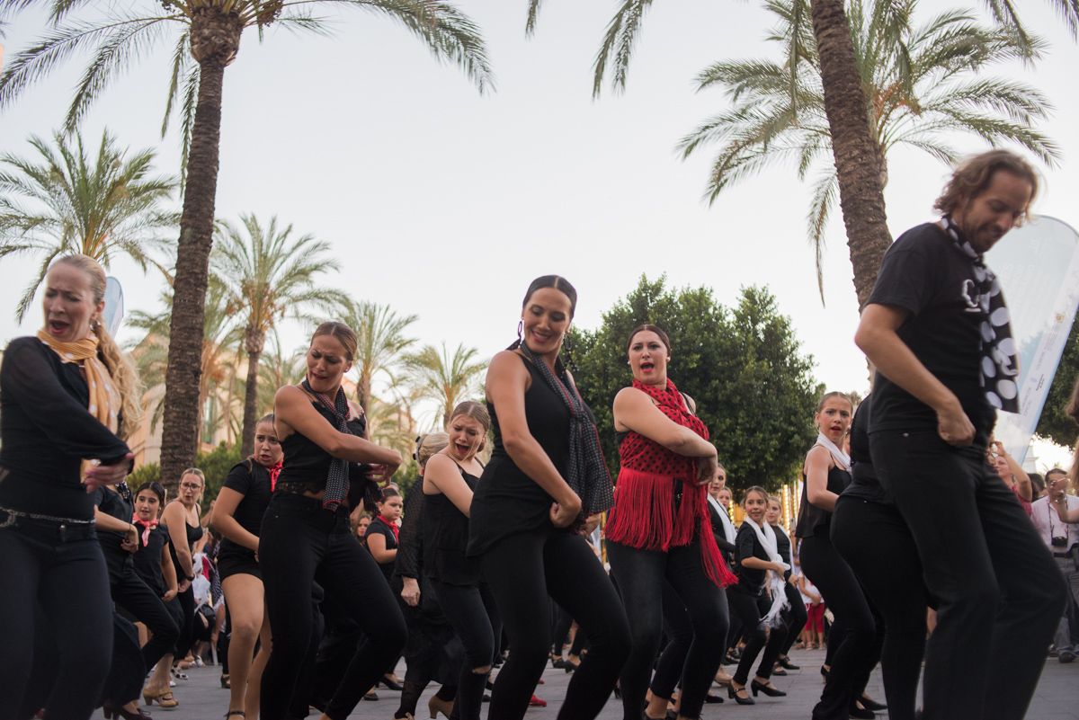 Un flashmob celebrado en Jerez, ciudad candidata a Capital Europea de la Cultura.