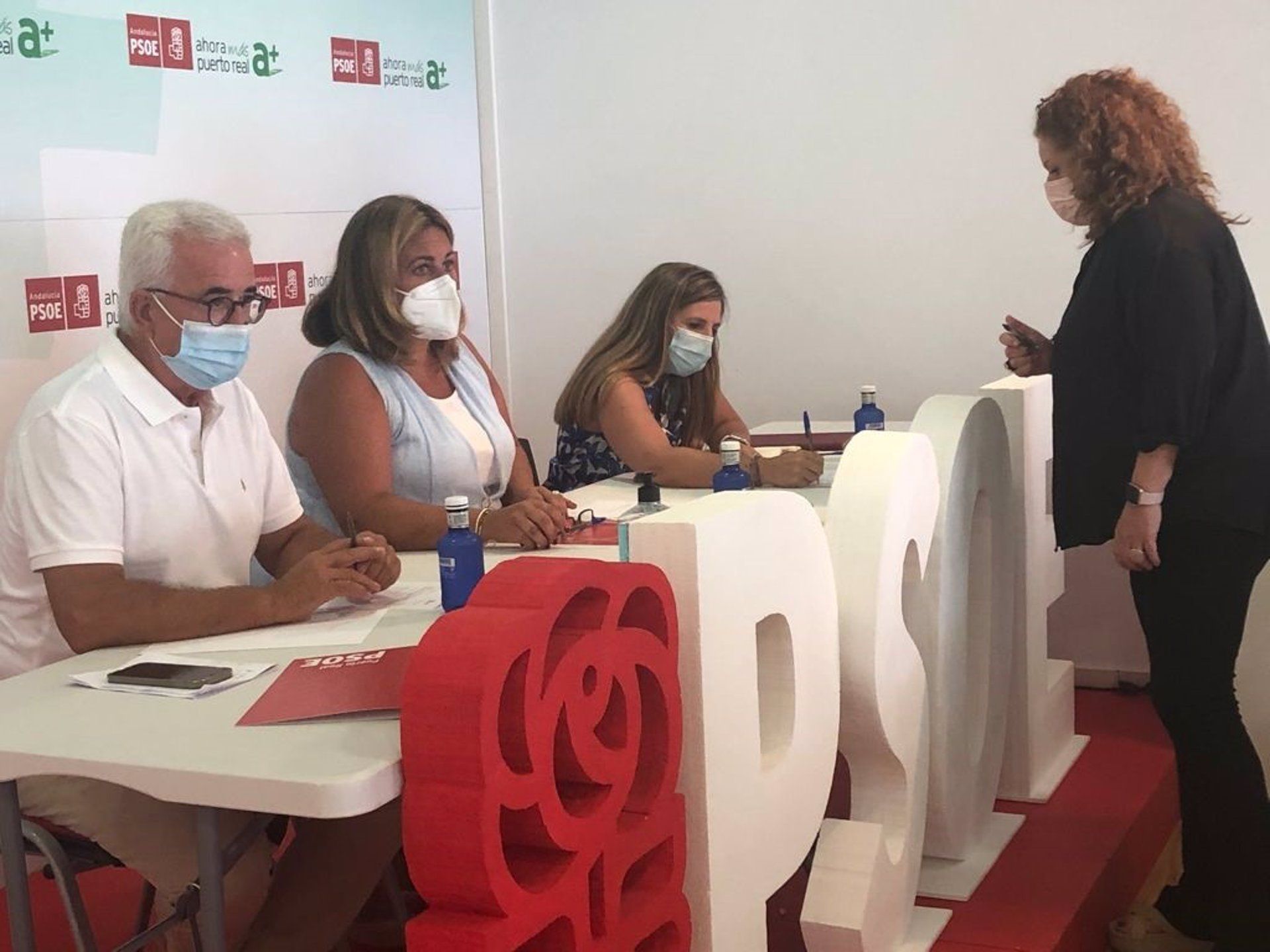 Irene García en la Ejecutiva Provincial del PSOE de Cádiz de esta semana