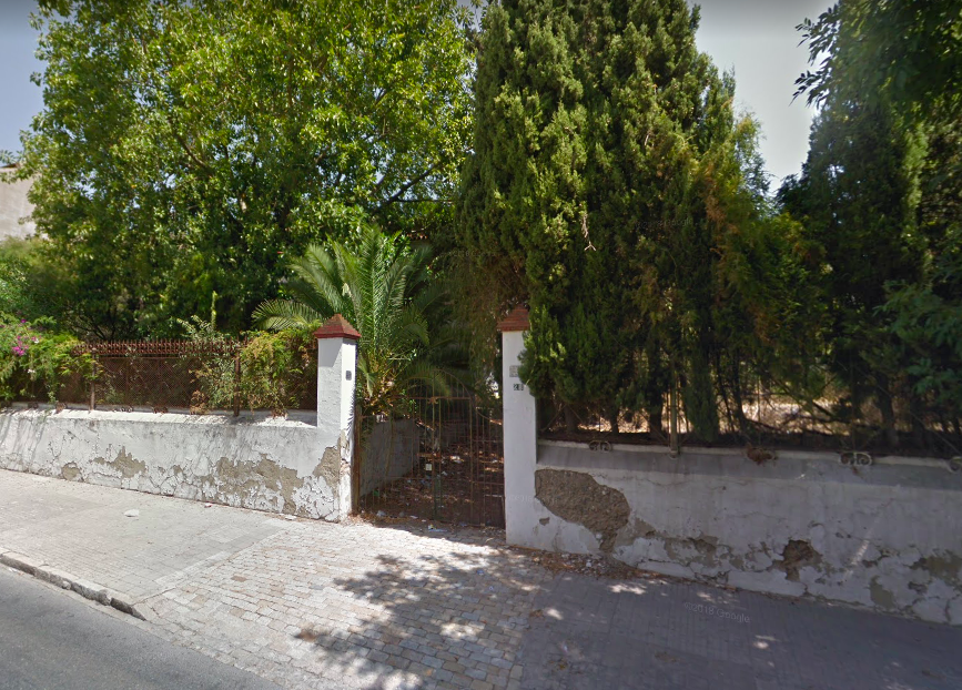 El chalet que el Ayuntamiento de Jerez le regaló al comandante Arizón, sobre 1938.