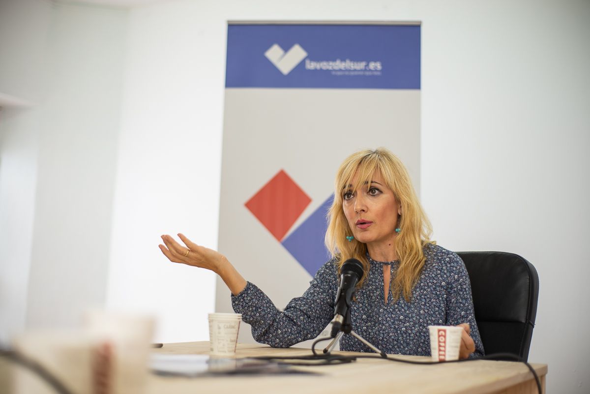 Carmen Castilla, secretaria general de UGT de Andalucía, en una entrevista para lavozdelsur.es. 