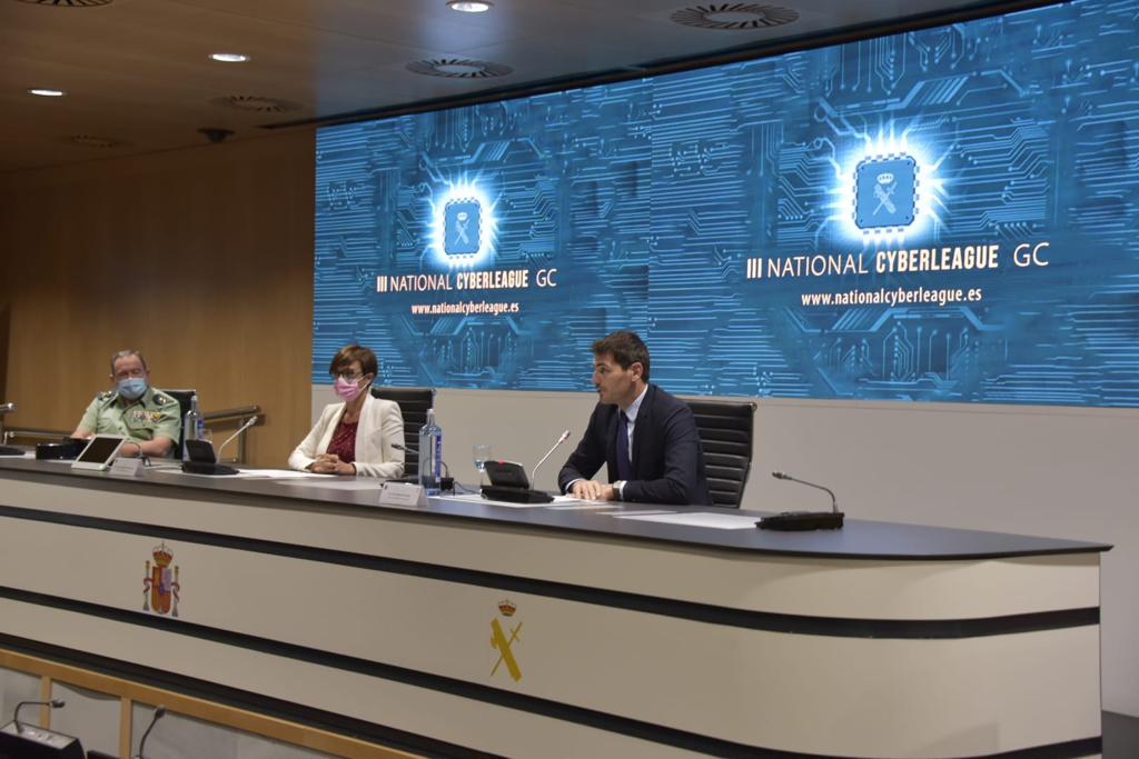 Iker Casillas, durante la III Edición de la Liga Nacional de retos en el Ciberespacio.