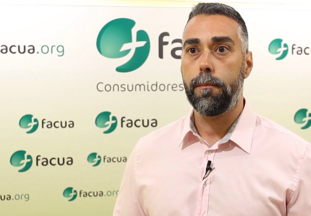 Rubén Sánchez, secretario general de Facua.