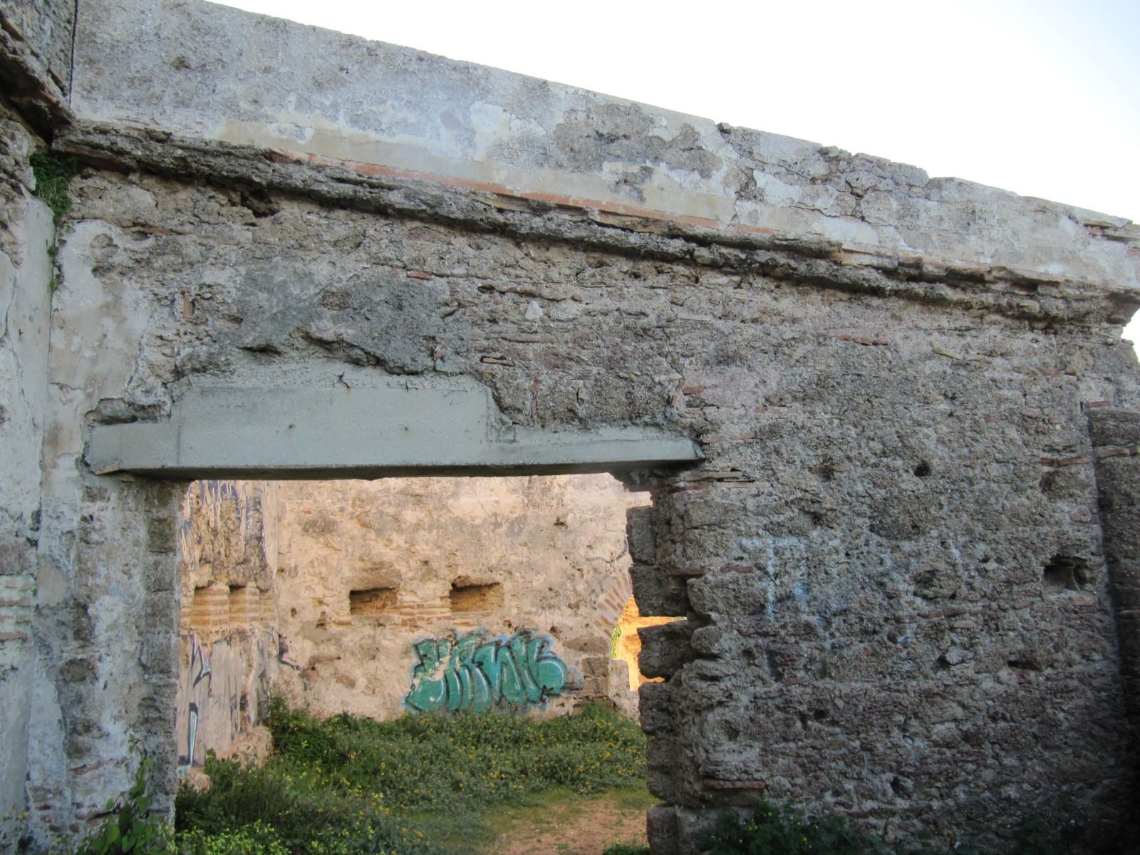 Estado del fuerte de Santa Catalina.