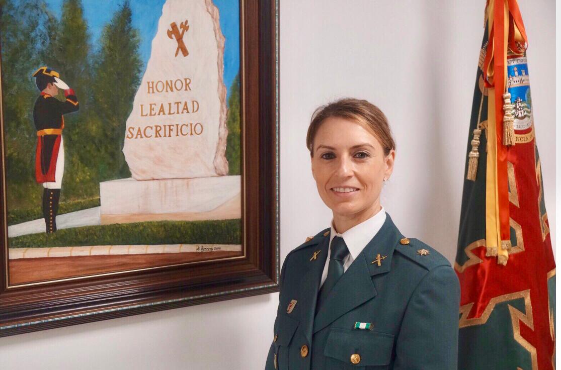 Carmen de Asido Orellana, comandante de la Guardia Civil.