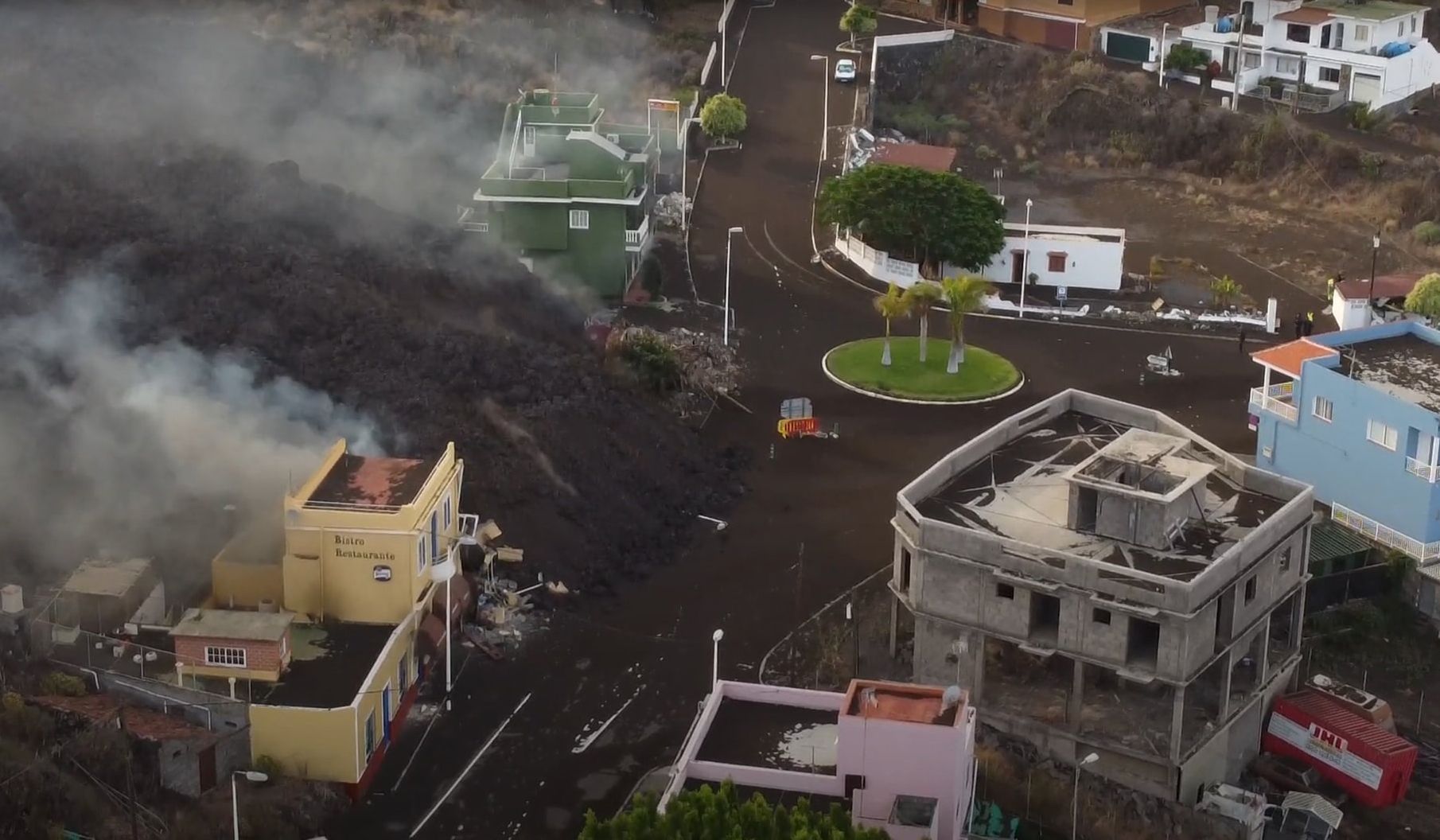 Ladrones están aprovechando el desalojo de las casas en La Palma para robar lo que queda dentro.