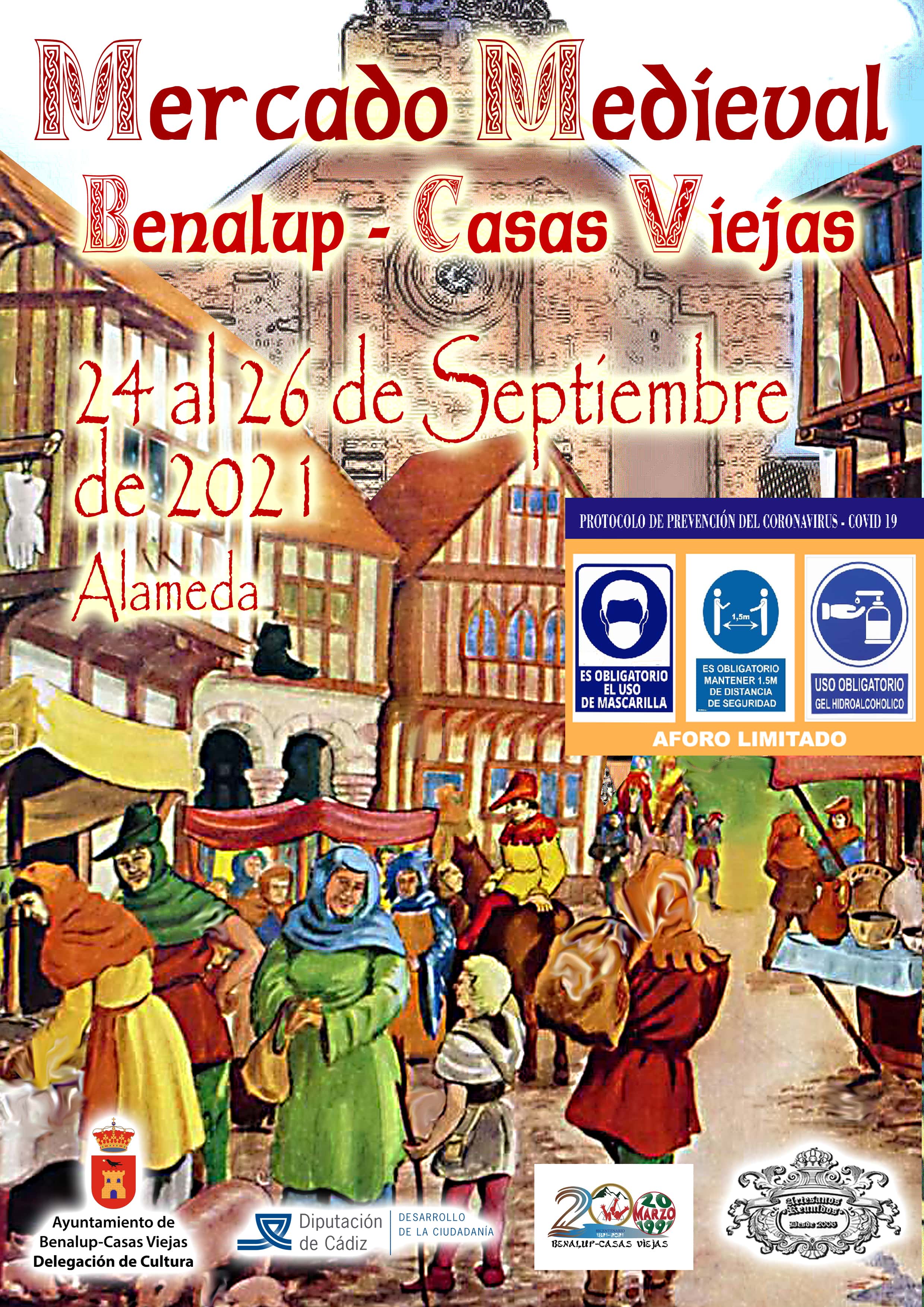 Benalup-Casas Viejas se convierte en un mercado medieval.