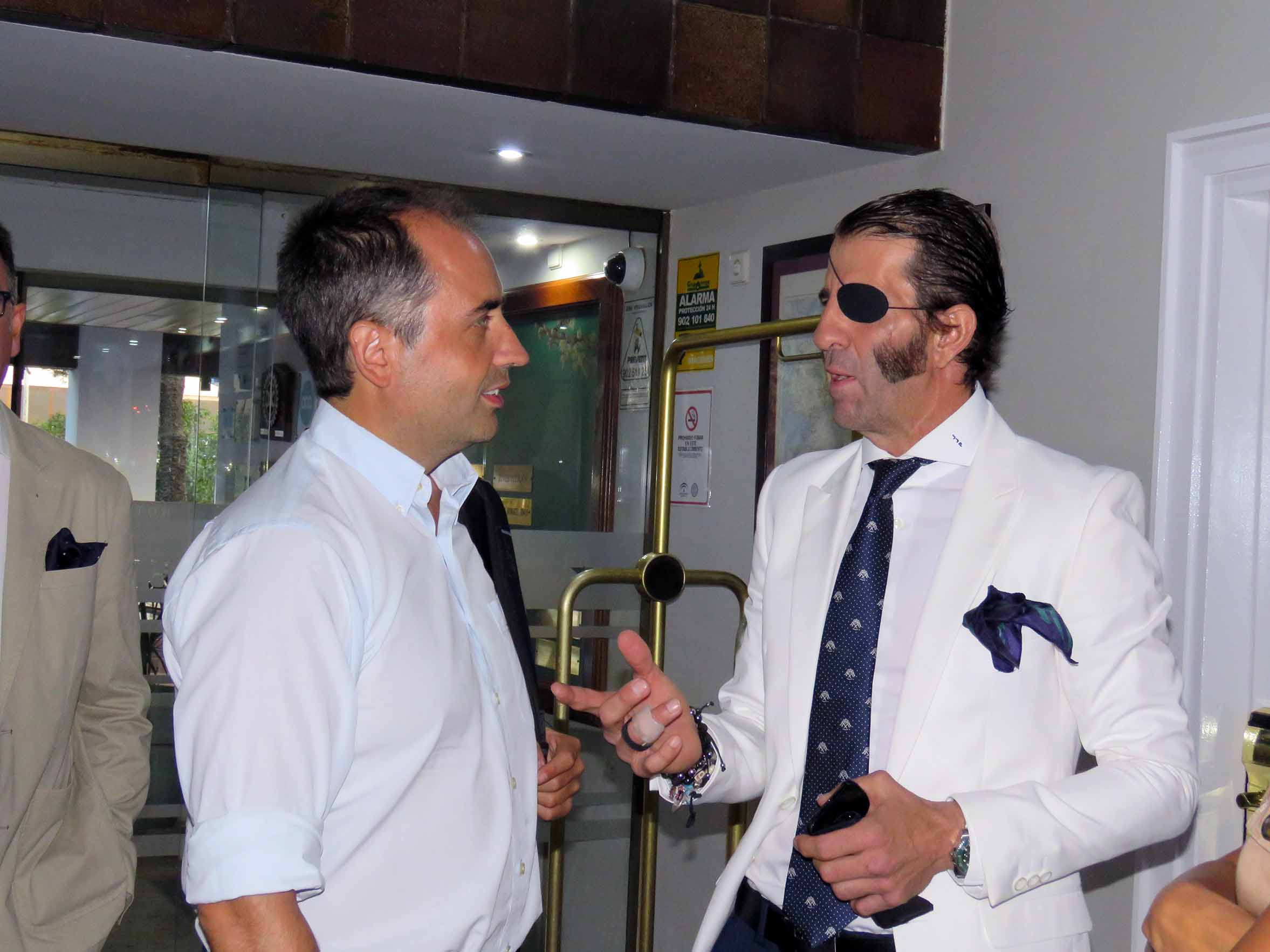 Saldaña y Padilla, en una foto remitida por el PP de Jerez.