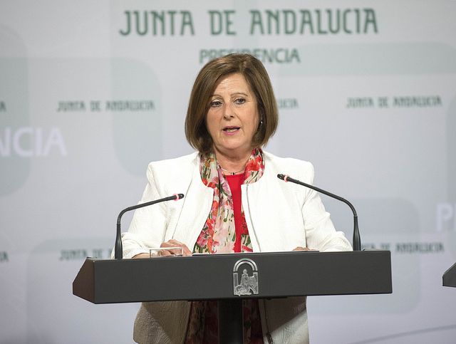 María José Sánchez Rubio, consejera de Bienestar Social e Igualdad de la Junta. 