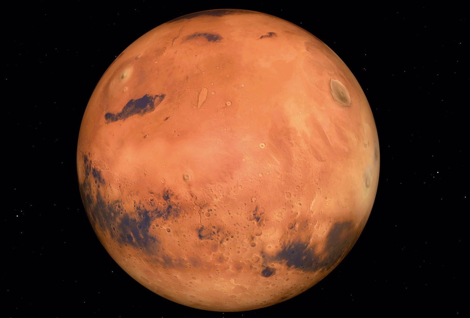 El planeta Marte en una imagen de archivo.