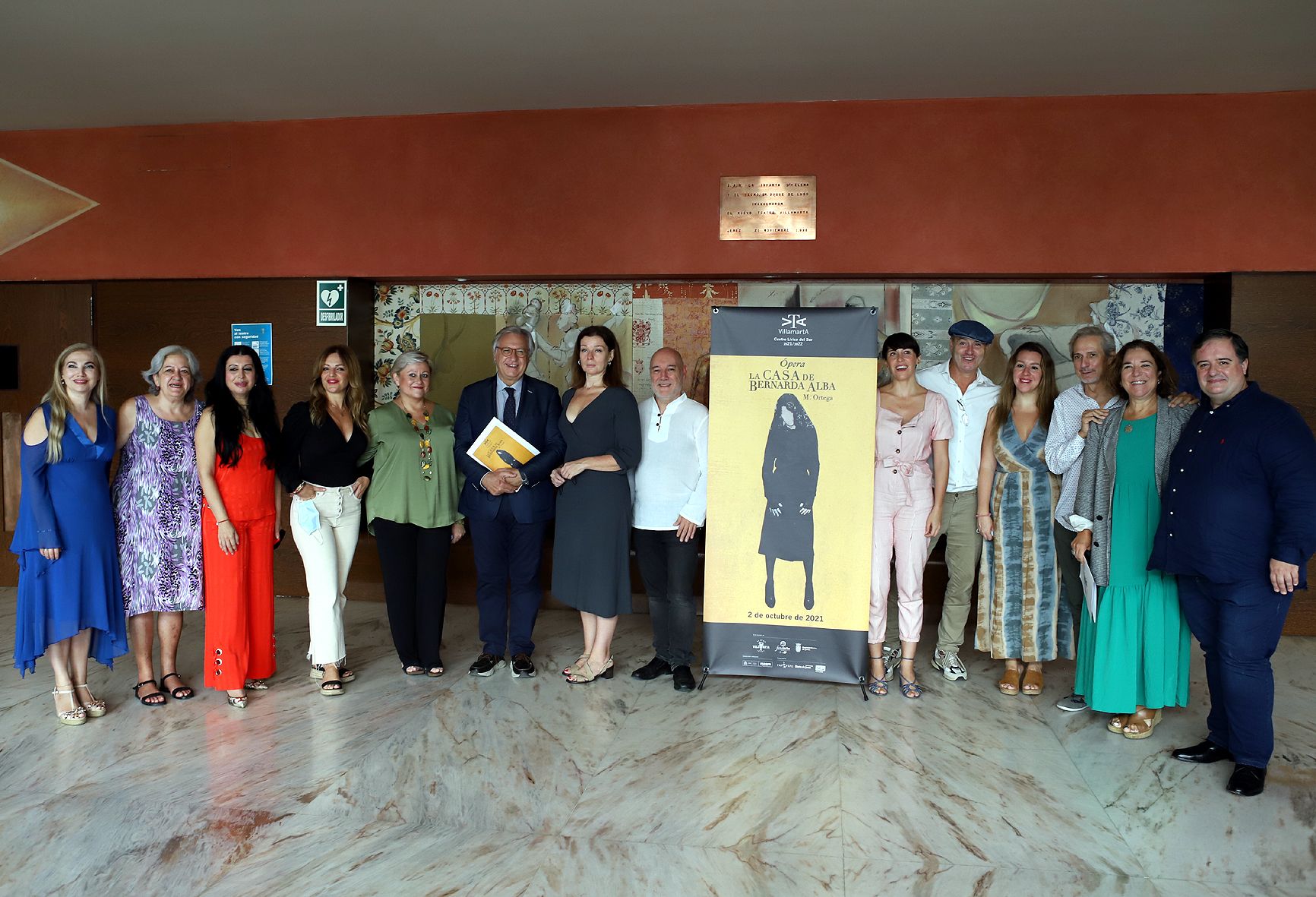 Presentación de La Casa de Bernarda Alba en el teatro Villamarta de Jerez.