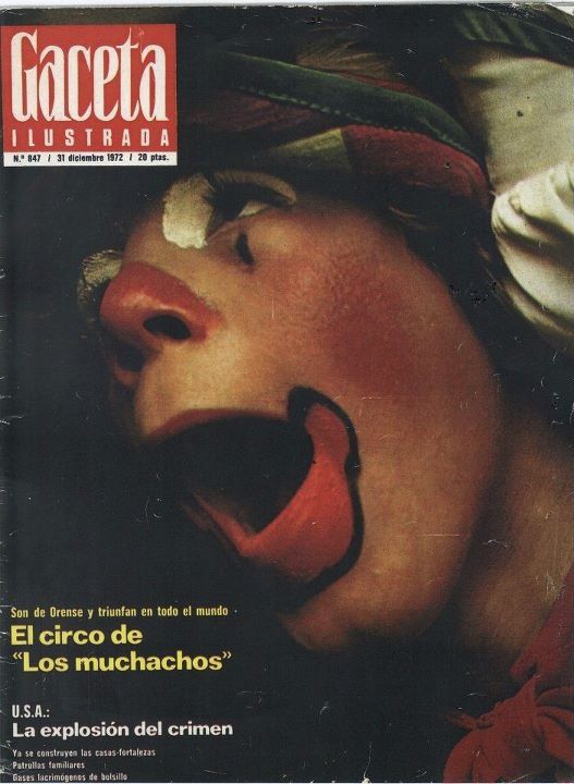 Pancracio fue portada de la revista 'Gaceta Ilustrada' de 1972.