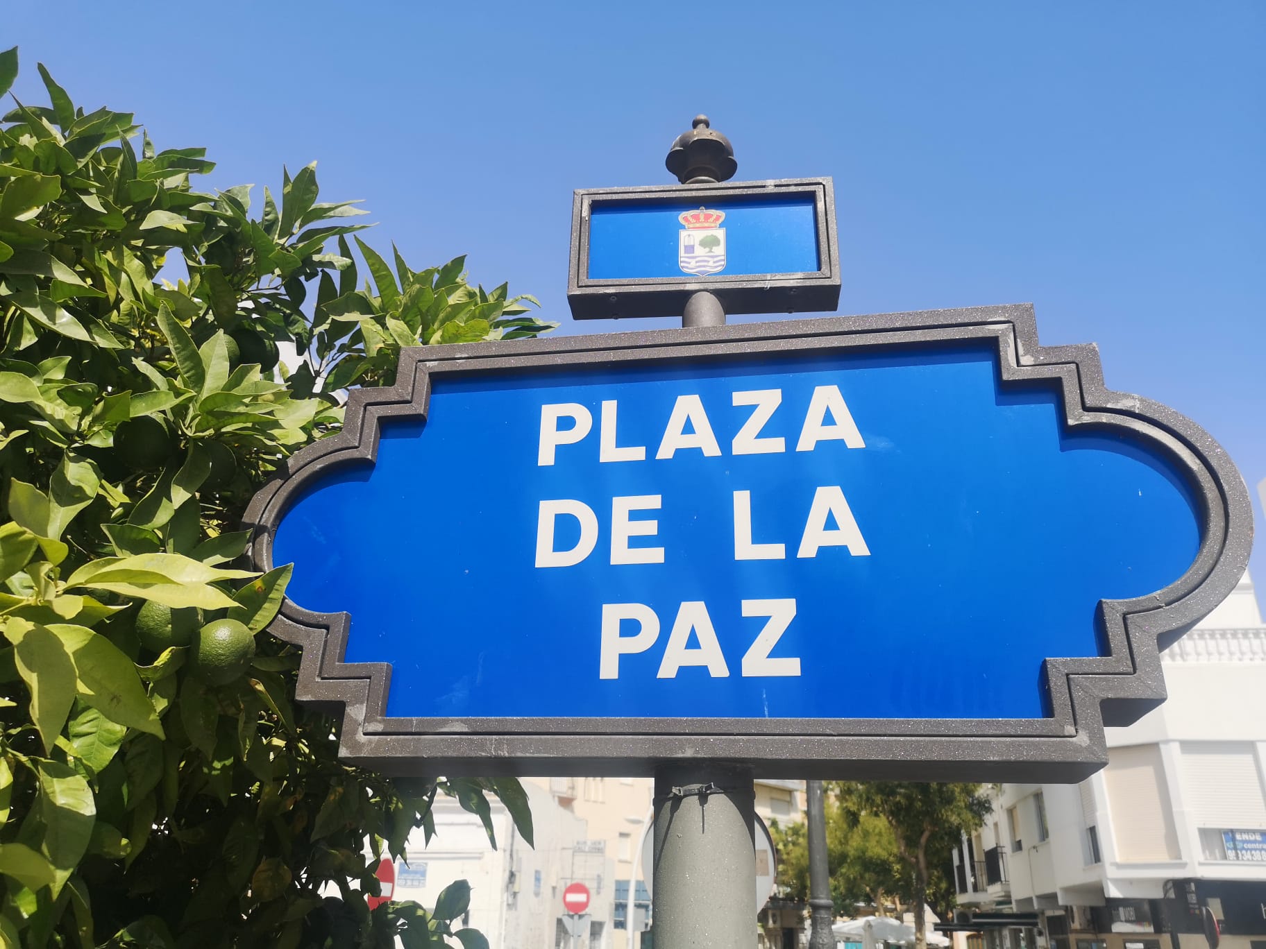 Plaza de la Paz en Isla Cristina.