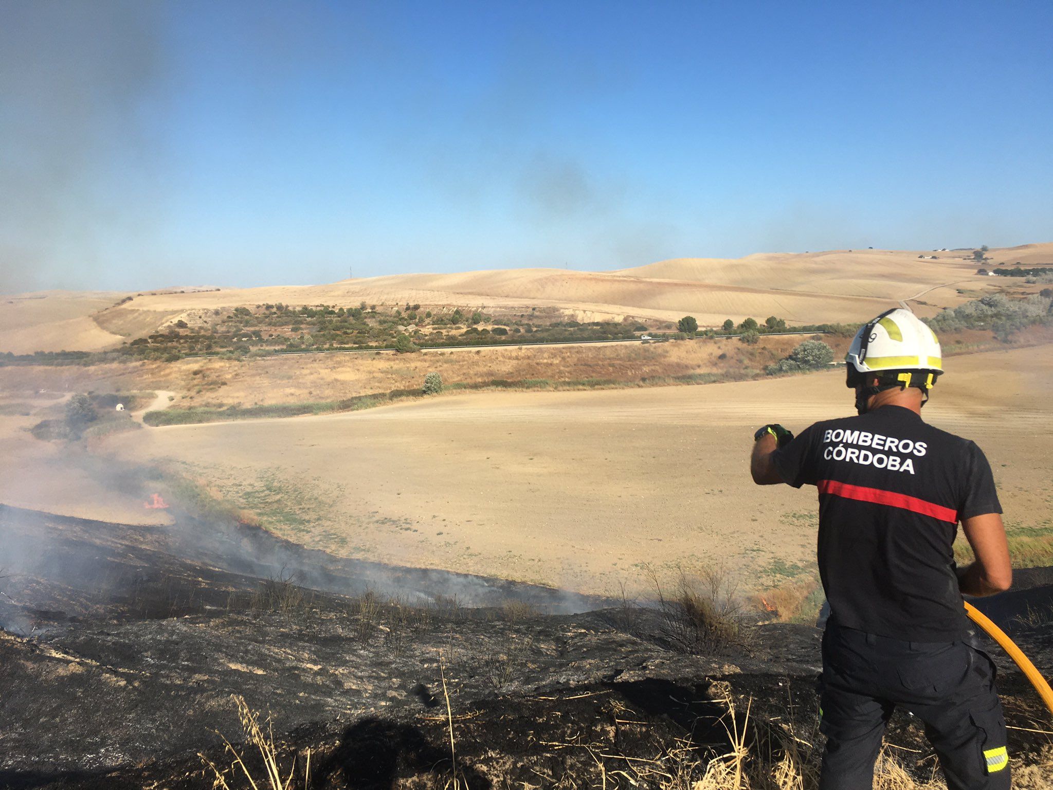 Bomberos de Córdoba, en una intervención reciente. @cordobafire