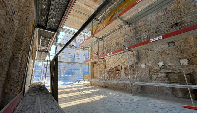 Las obras comenzaron en septiembre y se prolongarán medio año.   AYUNTAMIENTO DE SEVILLA.