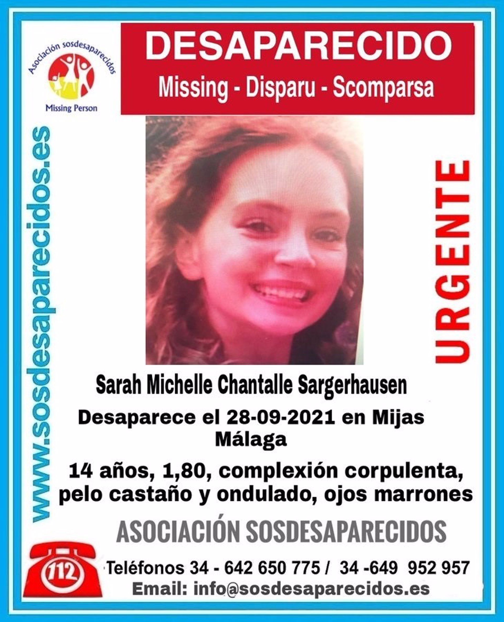 Buscan a una menor de 14 años desaparecida en Mijas.