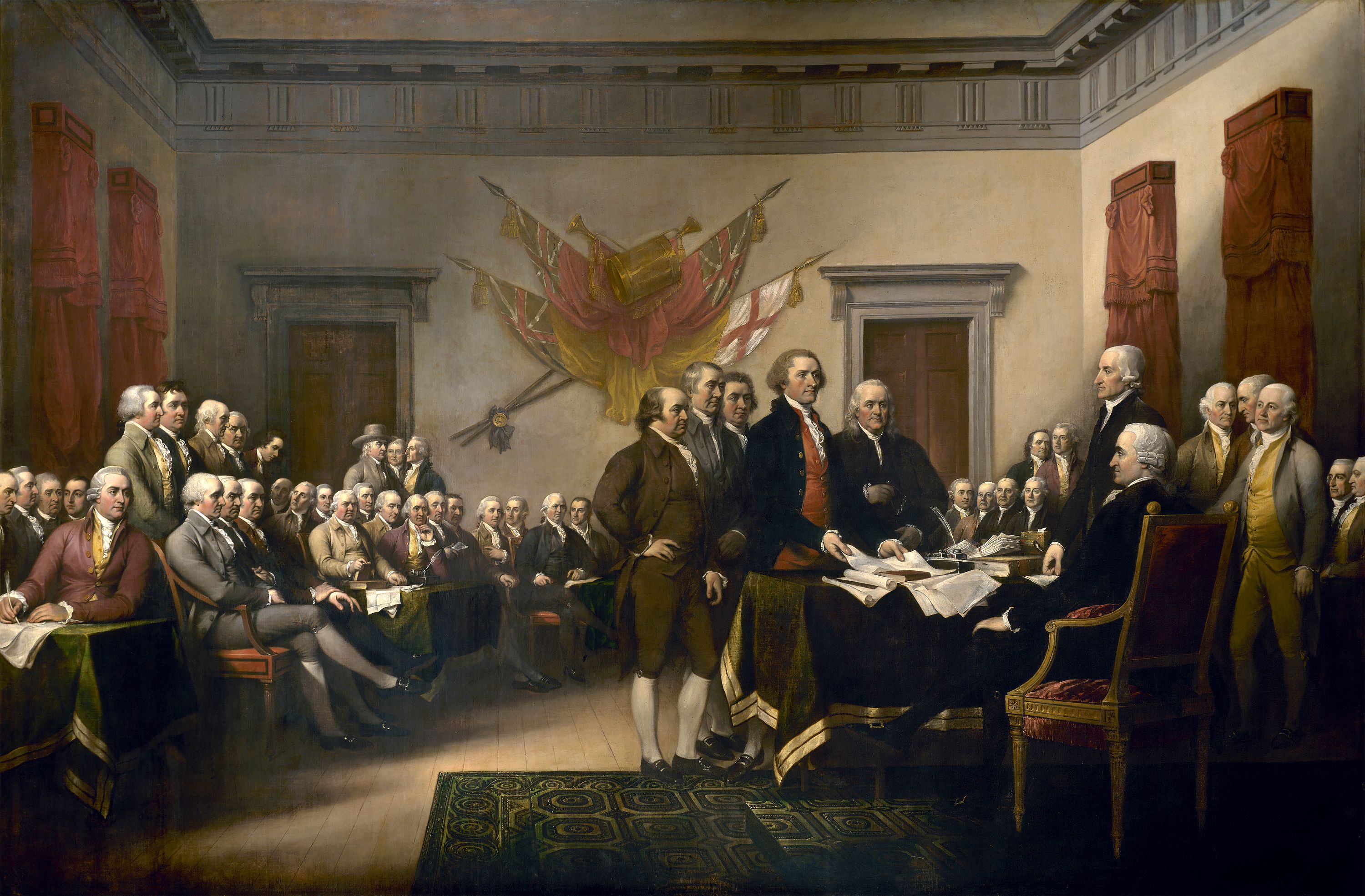 John Trumbull, ‘Declaración de Independencia’ (1818)