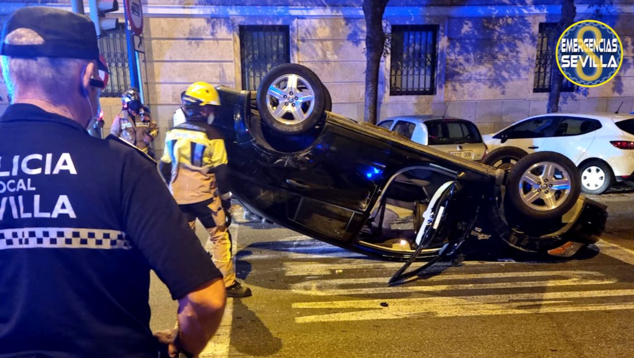 Accidente de tráfico en Sevilla.
